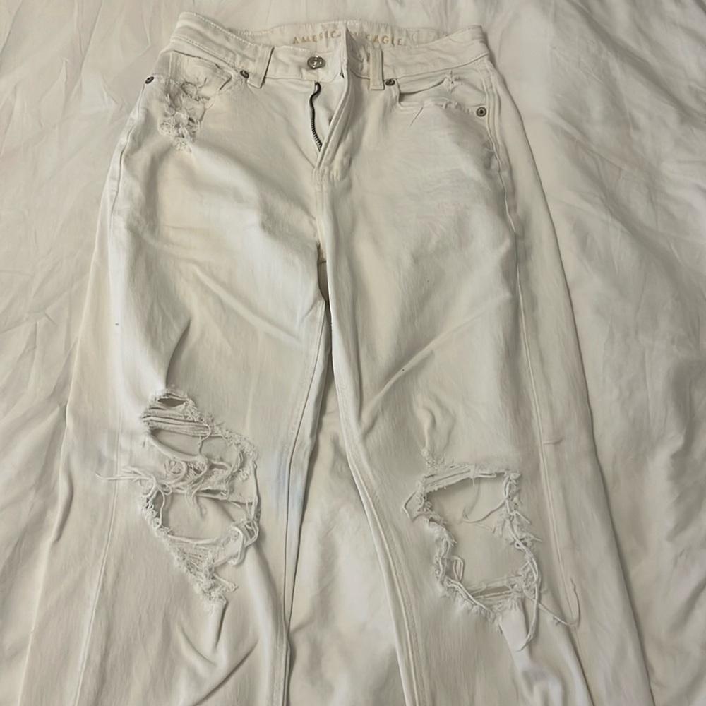 AE Ripped Mom Jeans